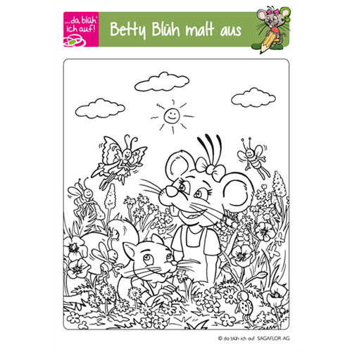 Betty Blüh Ausmalbild 1 26